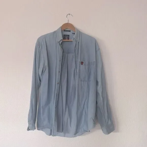 Denim oversized button up - Picture 3 of 5